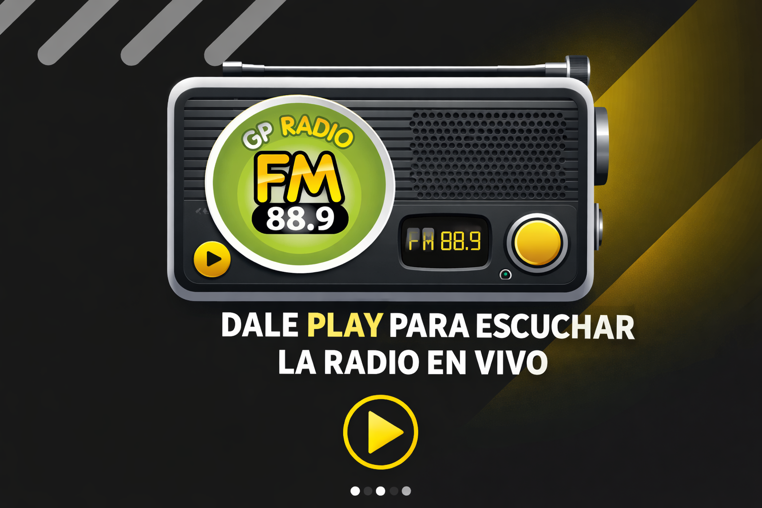 "GP RADIO FM 889 " DONDE VIVIS TU MUSICA