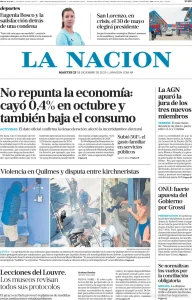 Tapa La Nacion 12-23-2025